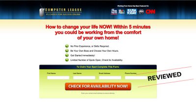 Is Computer League a Scam or Legit Work From Home System