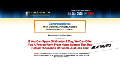 Is Online Automation a Scam System or Legitimate Way to Make Money Online