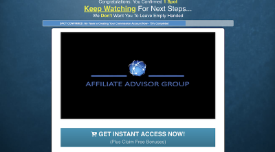 Affiliate Advisor Group Website