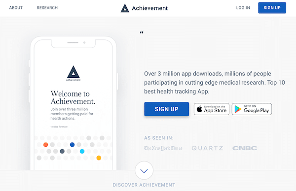 Achievement App Website