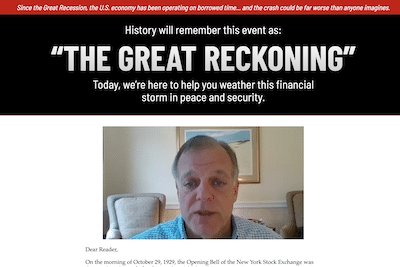 Mike Ward presentation about The Great Reckoning
