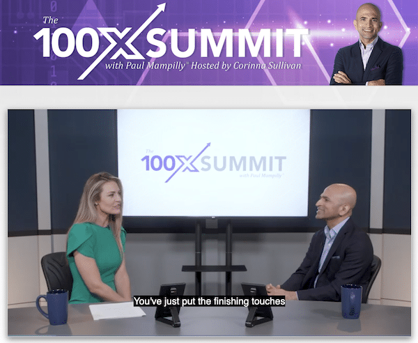 The 100X Summit with Paul Mampilly and Corinna Sullivan