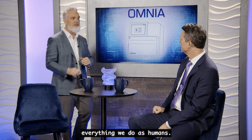 Jeff Brown and Chris Hurt discussing Omnia Technology and DNA sequencing in a video on the Brownstone Research website.