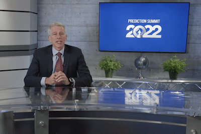 Whitney Tilson discussing his 2022 predictions in a video on the Empire Financial Research website.